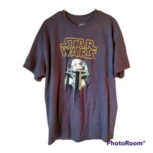 🎃SALE🎃Star Wars Men's Short Sleeve Grey Top SizeXL